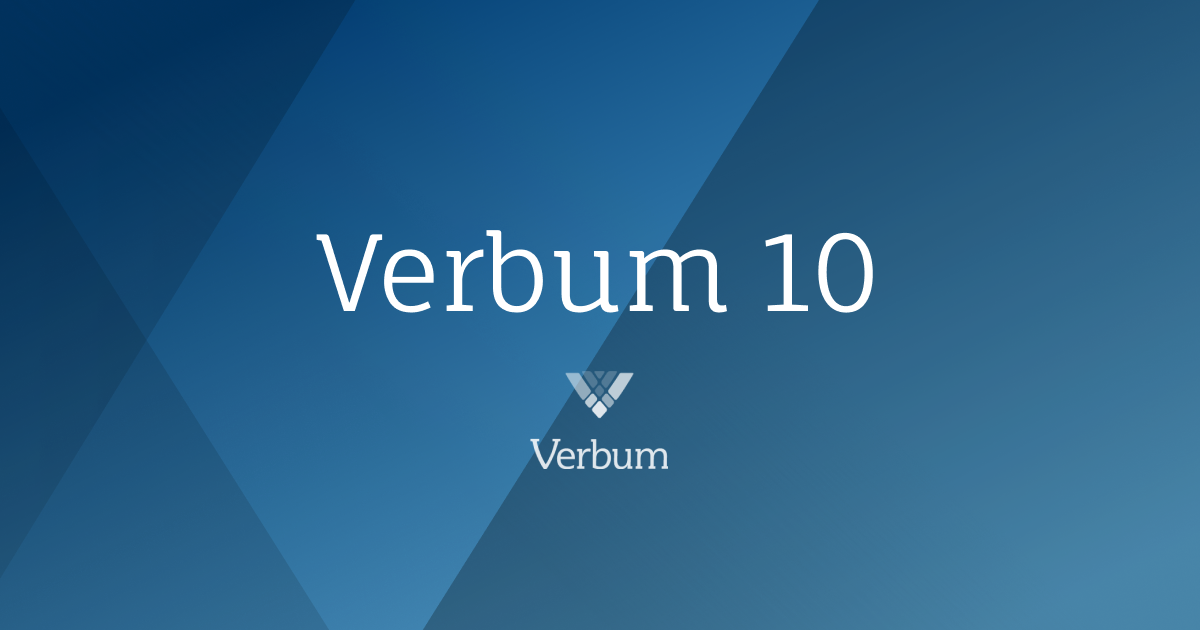 The New Verbum Is Here! - Verbum Blog